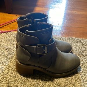 Grey booties